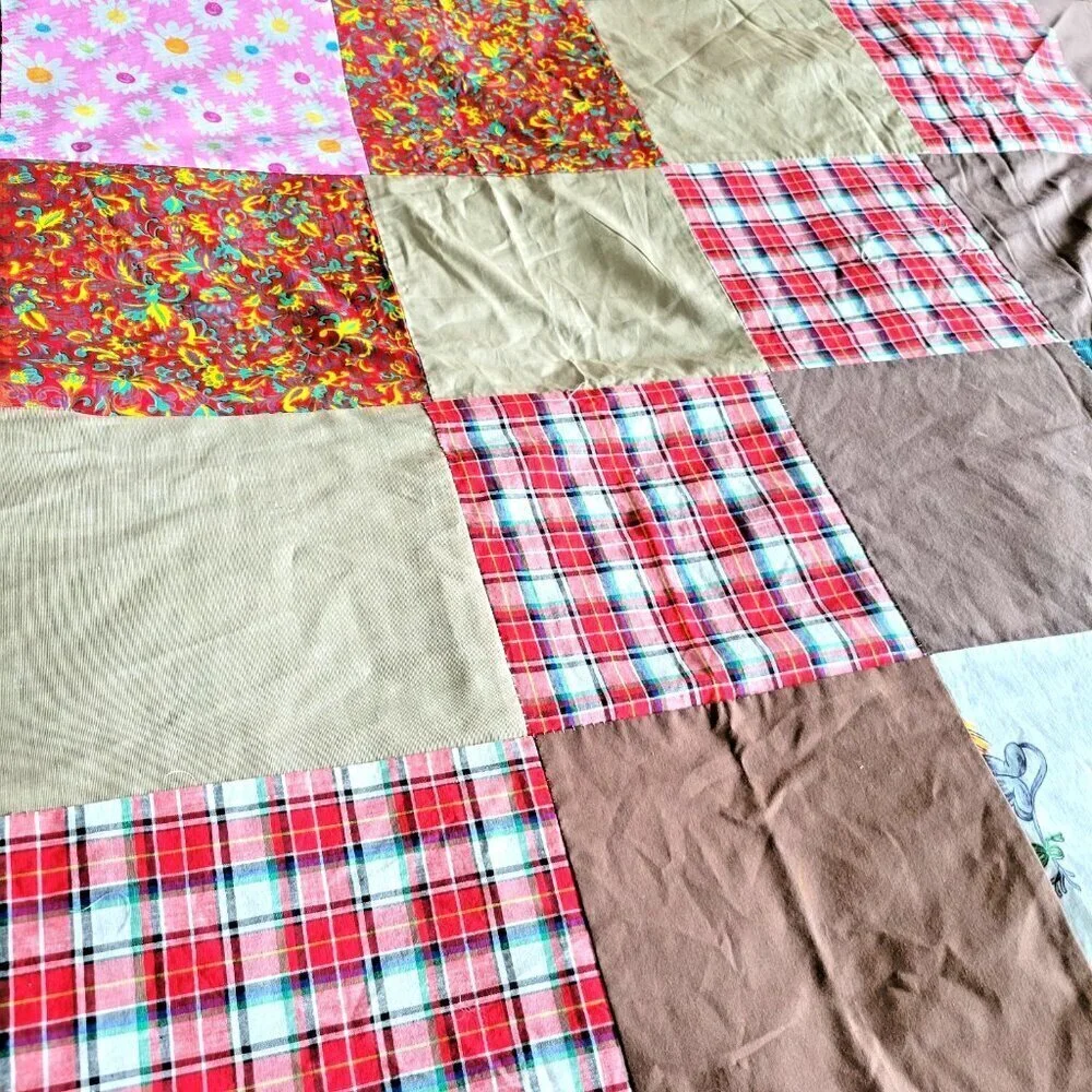 Patchwork Quilt Top 76